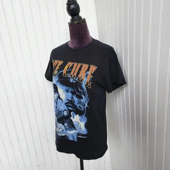 Ice Cube Men's Hip Hop Tee shirt  shirt Rap Black Graphic Sz S - Picture 6 of 9